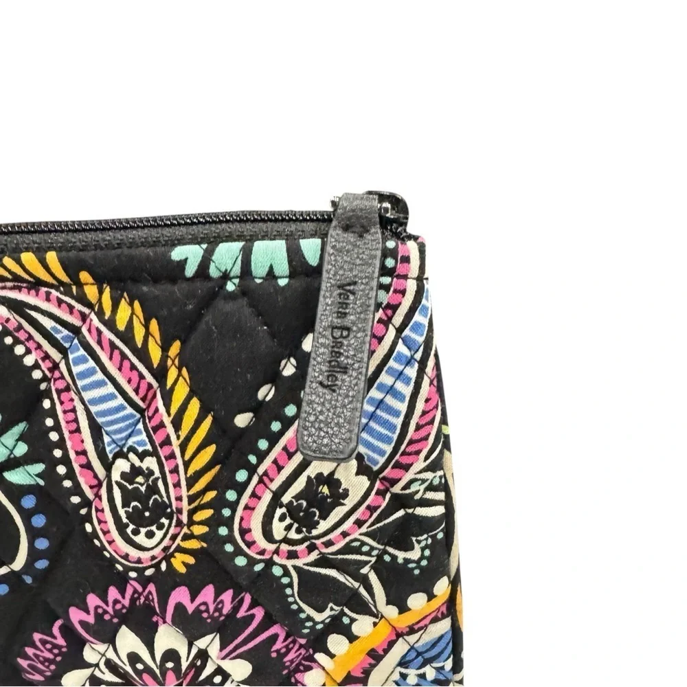 Vera Bradley Quilted Paisley Zipper Pouch Clutch Cosmetic Bag